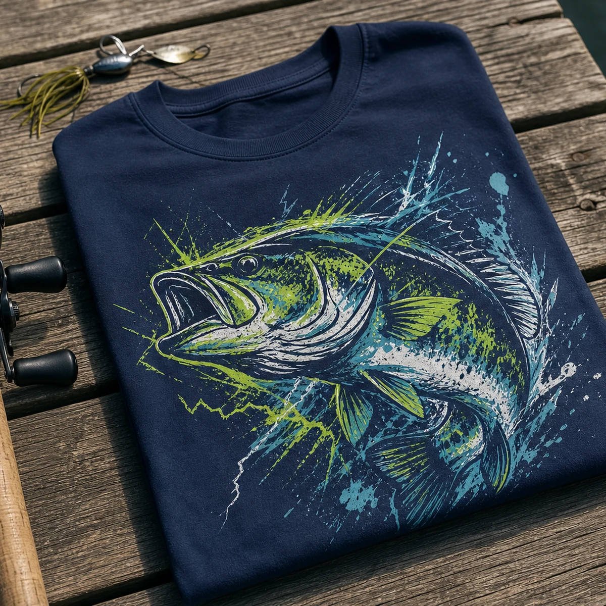 Electro-Bass fishing tackle kits T-Shirt