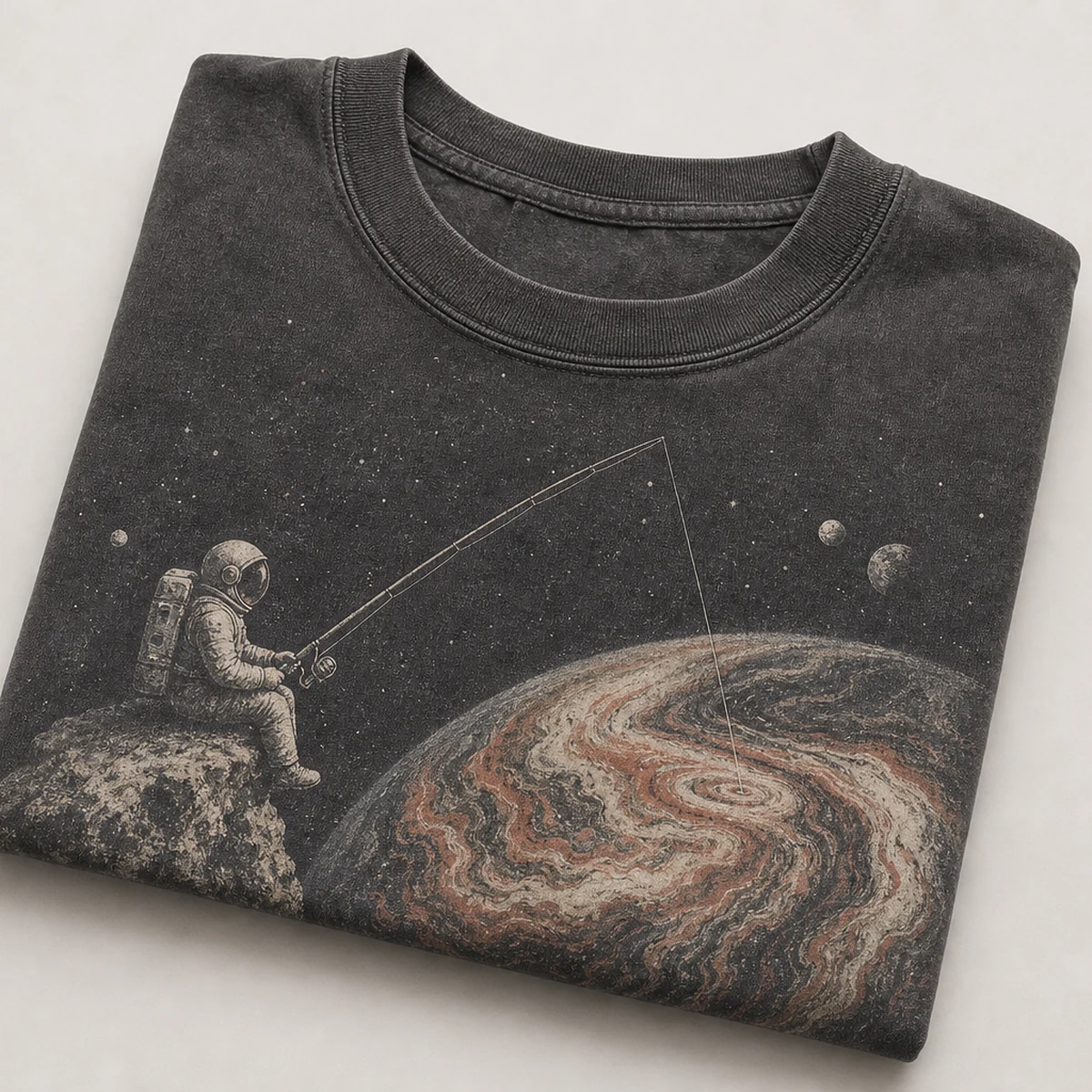 Basstranaut Garment-Dyed Heavyweight T-Shirt